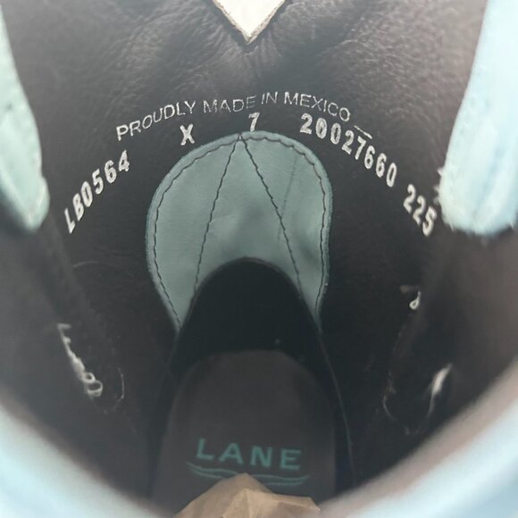 Sky Blue Ankle Boots - Picture 9 of 11